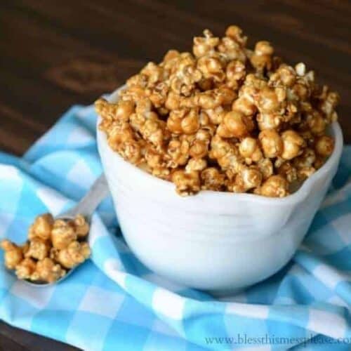 Gooey Caramel Corn — Bless this Mess