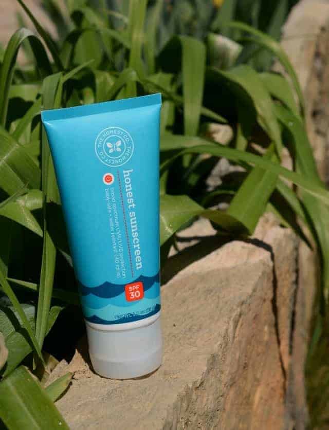 Chemical free sunscreen from a Honest Company. It has my stamp of approval.