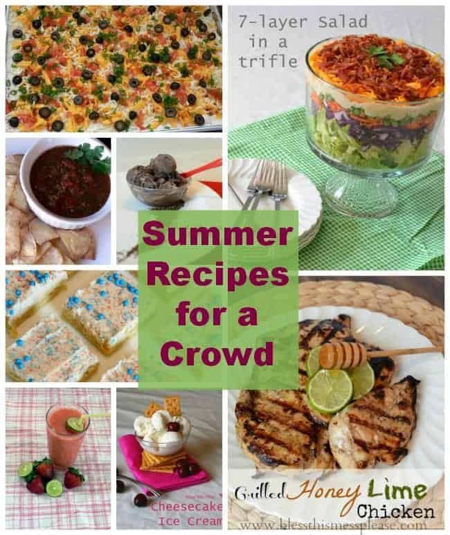 PicMonkey Collage, summer recipes, party food, recipes