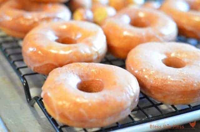 Yeast Doughnuts with Hibiscus Glaze - Butter Be Ready