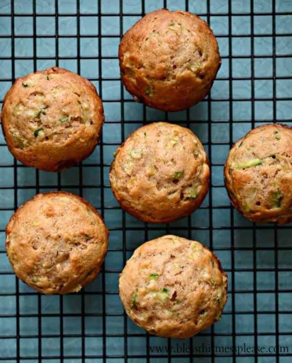 Pineapple Zucchini Muffin Healthy MakeAhead Breakfast Muffin Recipe