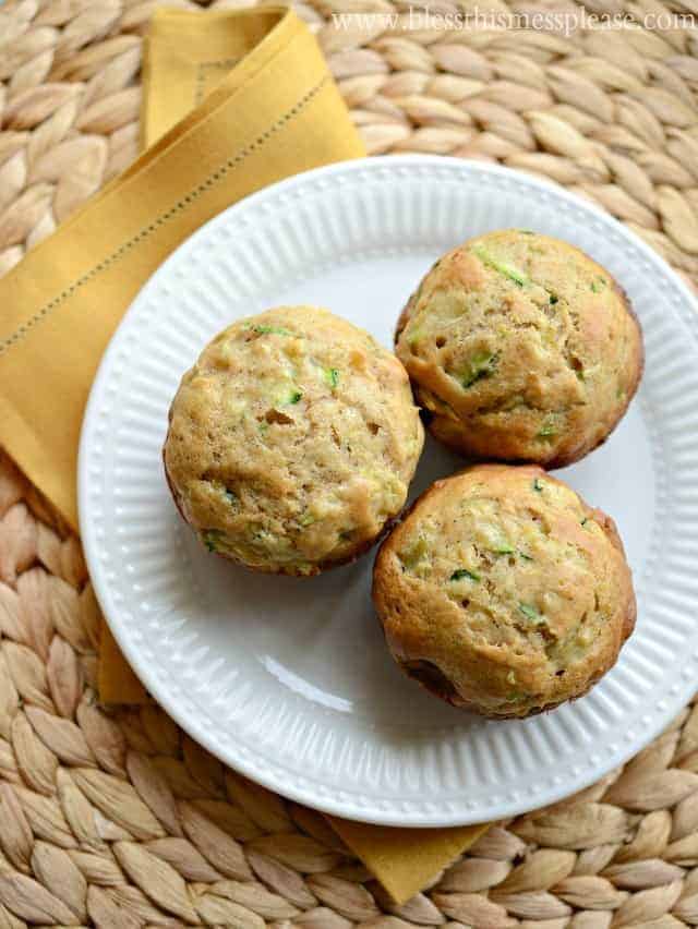 Zucchini Pineapple Muffins