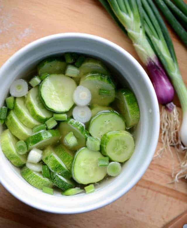 Quick Pickled Cucumbers Refrigerator Pickles — Bless this Mess