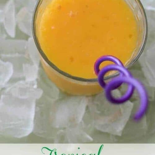 Healthy Tropical Smoothie Healthy Tropical Smoothie