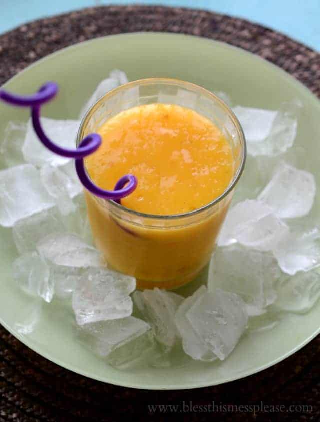 tropical mango smoothie, Healthy Tropical Smoothie
