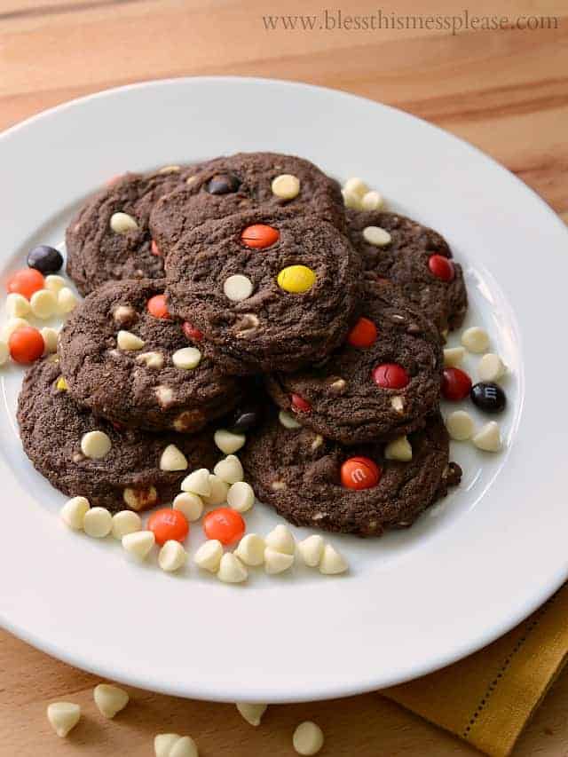 double chocolate cookies