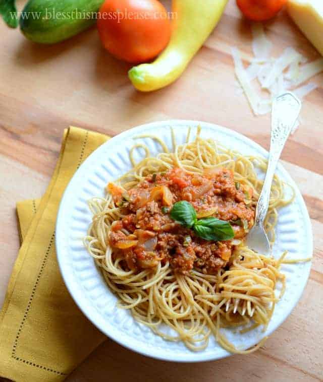 garden veggie pasta