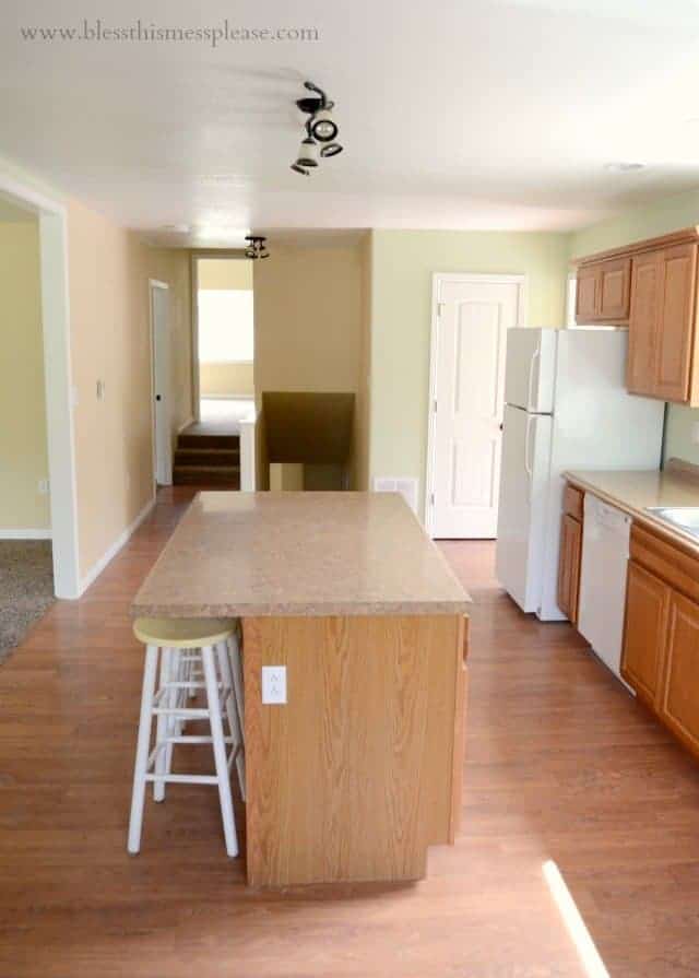 kitchen long, open floor plans