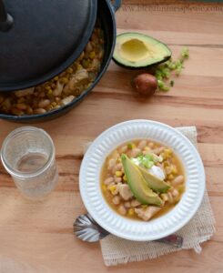 Quick, Easy, and Healthy White Chicken Enchilada Soup