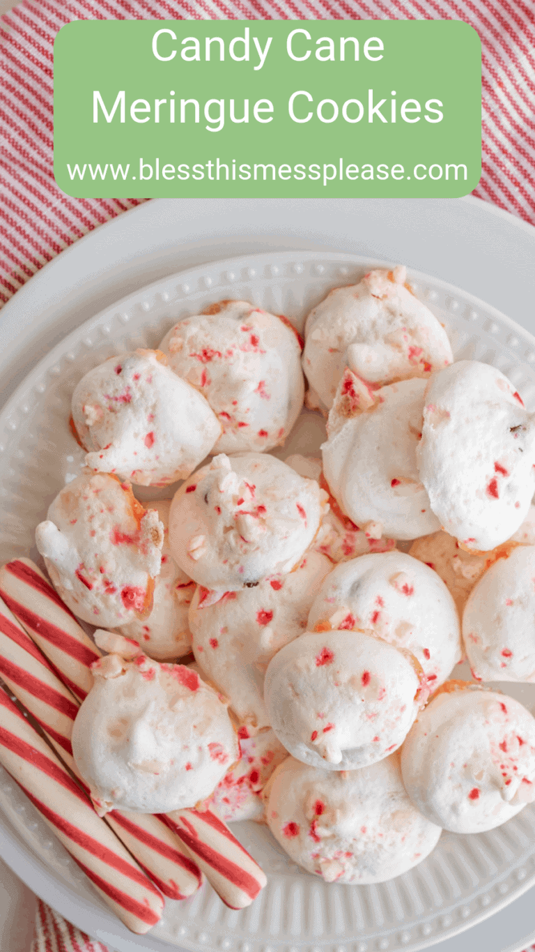 Candy Cane Meringue Cookies Gluten Free Christmas Cookies Recipe