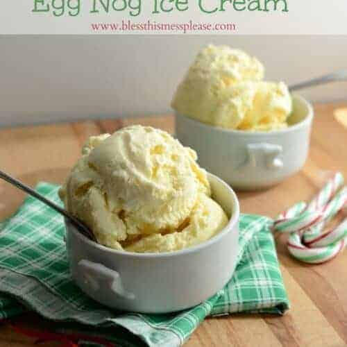 Easy Eggnog Ice Cream Recipe