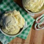 Image of Two Bowls of Eggnog Ice Cream