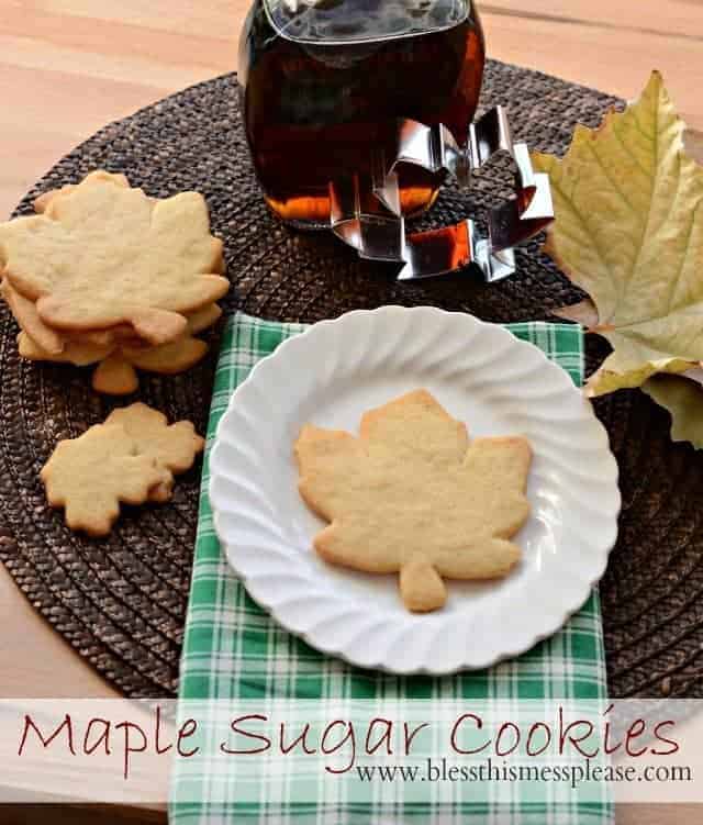 Maple Sugar Cookies