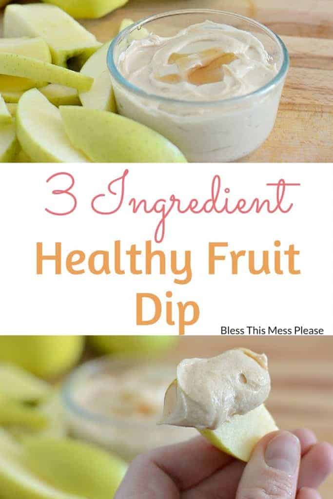 3 Ingredient Healthy Fruit Dip