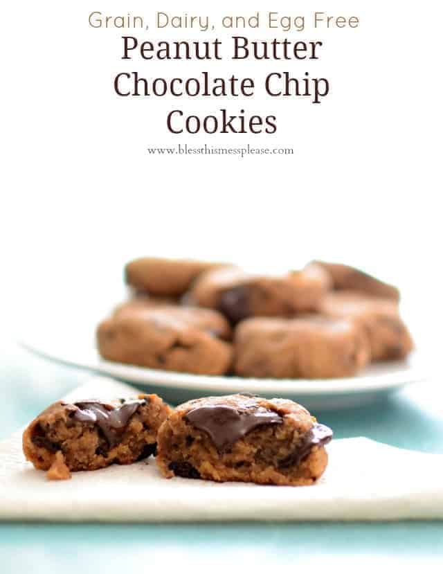 Image of Chickpea Peanut Butter Chocolate Chip Cookies