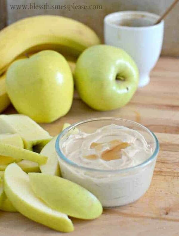 Image of healthy fruit dip