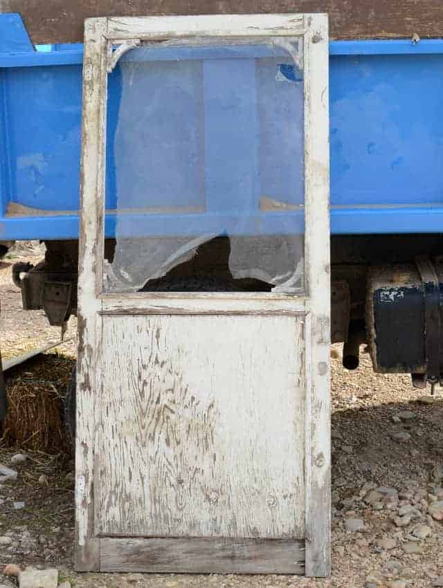  DIY Instagram Photo Display made from an old screen door! You could also use a big frame...