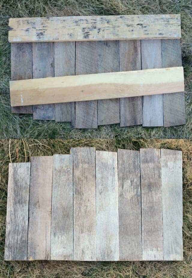 DIY Photo Backdrop from a Pallet