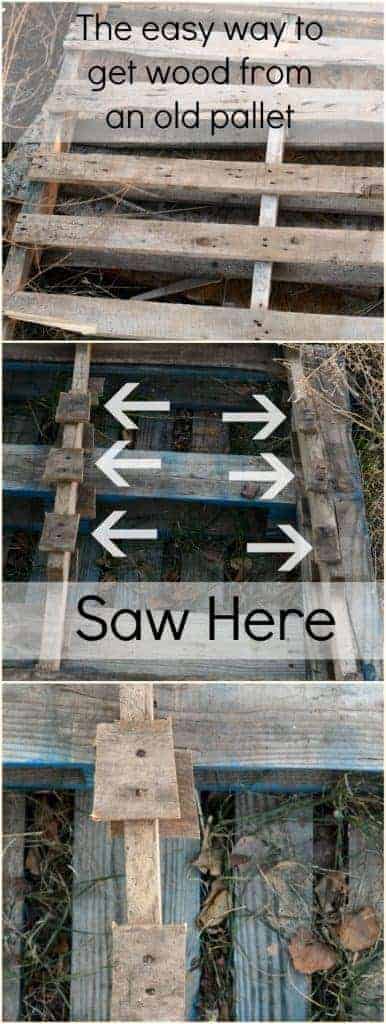 The EASY way to get wood from a pallet!