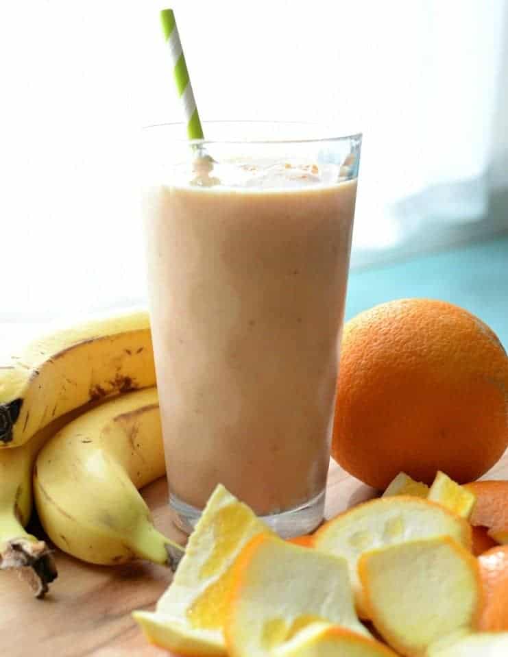 Healthy Orange Julius Copycat Recipe (dairy free) that tastes just like the real thing!