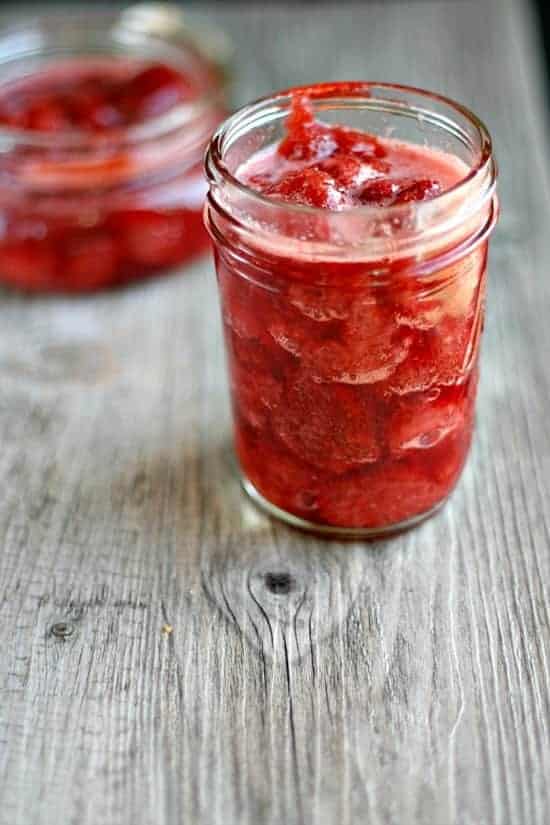 10 minute strawberry jam