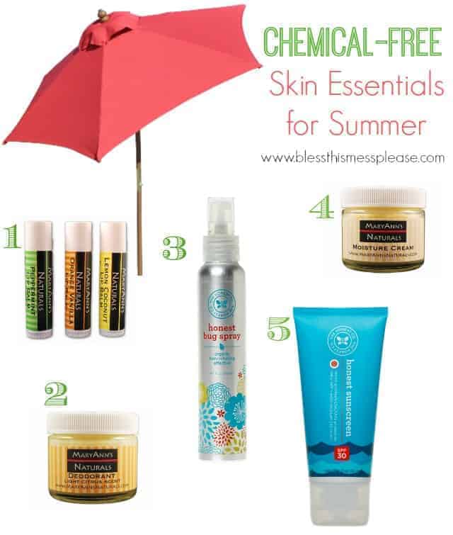 5 Chemical Free Summer Skin Essentials for the Whole Family