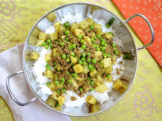 Curry Beef with Peas