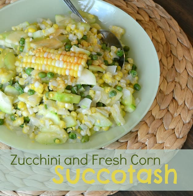 Peas Zucchini Succotash