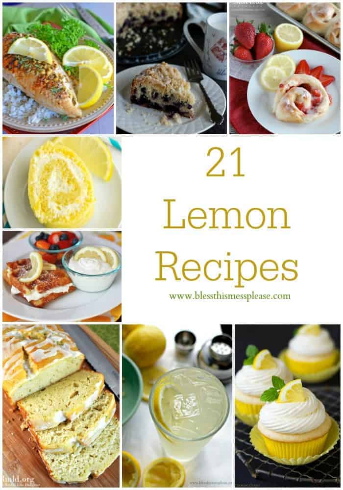 21 Bright and Cheery Lemon Recipes