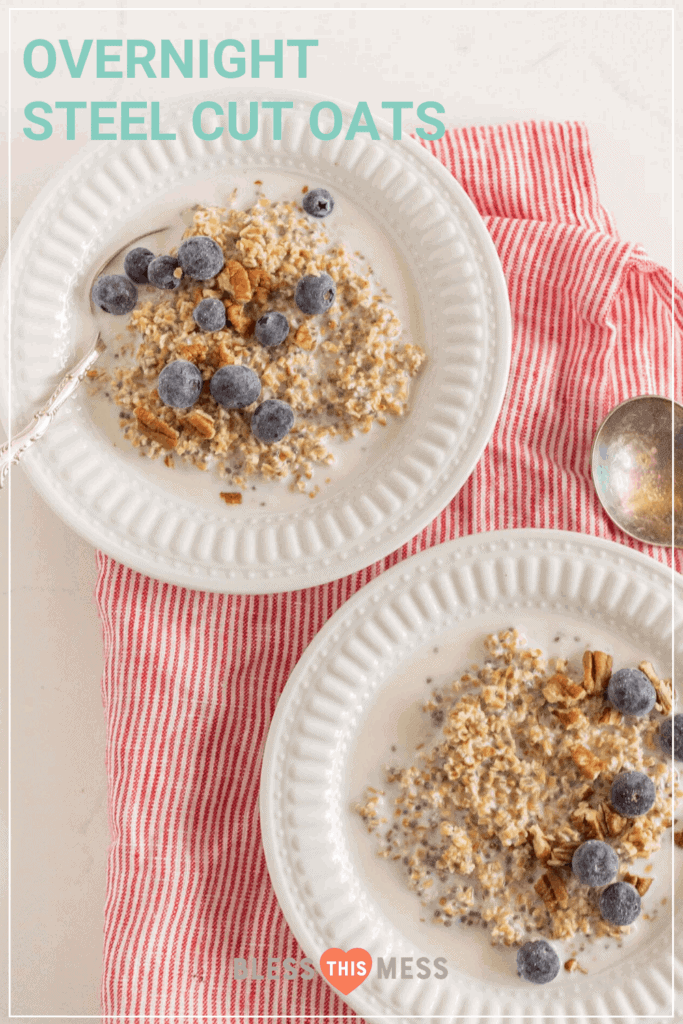 overnight steel cut oats recipe pin