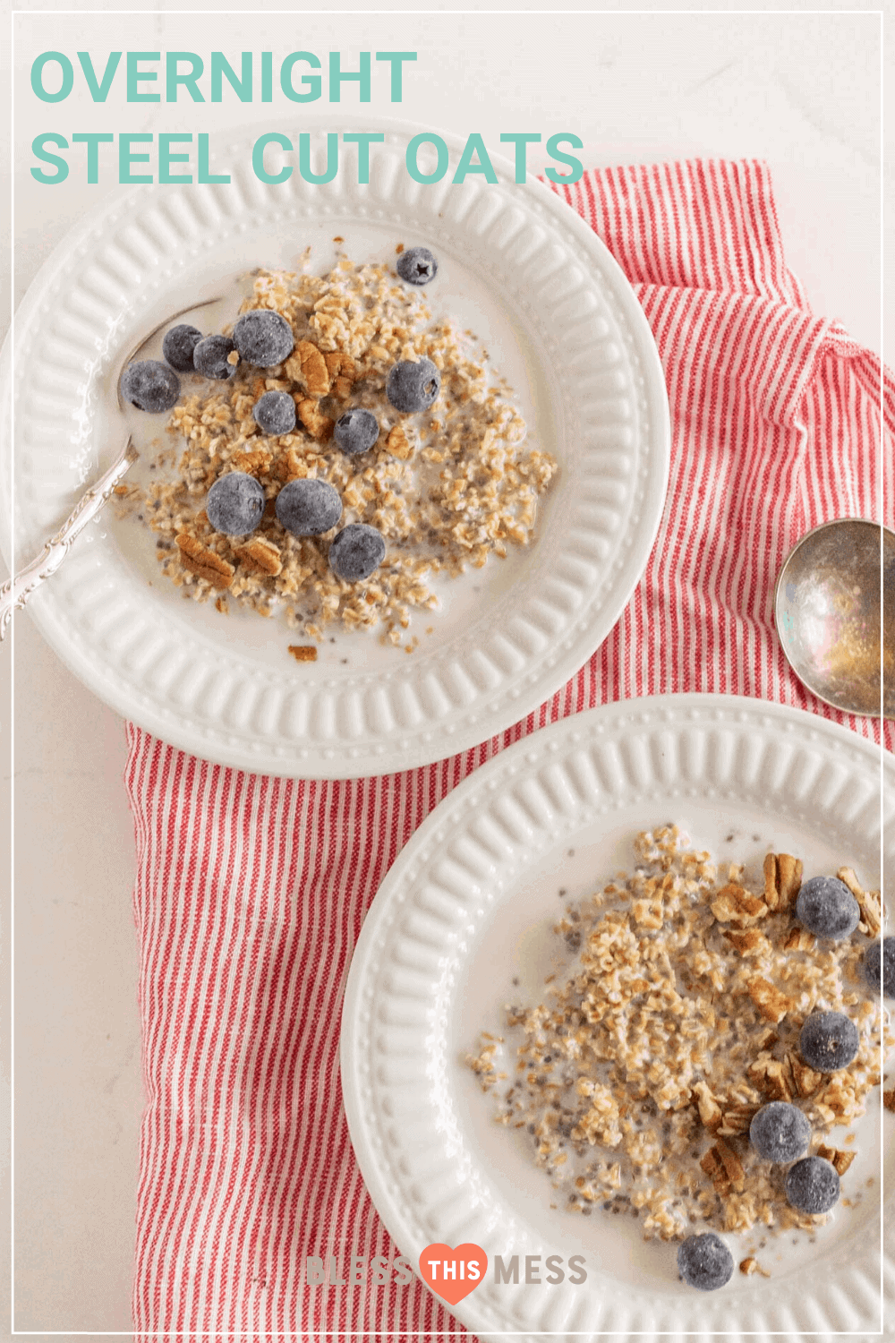 Overnight Steel Cut Oats Breakfast Jars - The Simple Veganista