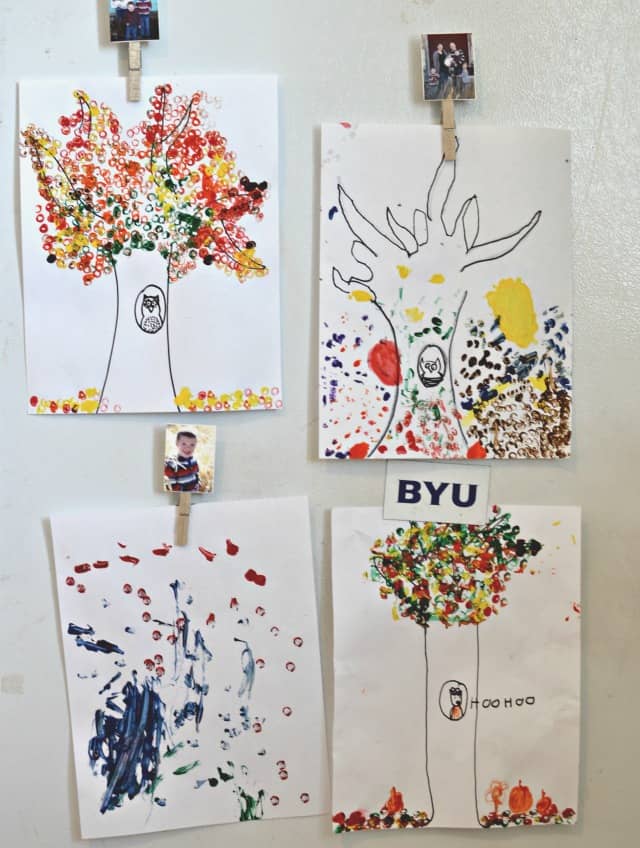 Fun and Simple Fall Straw Art for Kids