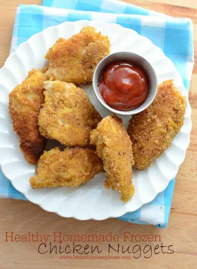 Healthy Homemade Frozen Chicken Nuggets | Easy Meal Prep ...