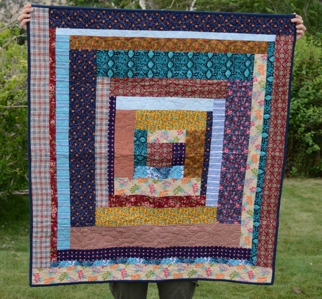 quilt log cabin buiild