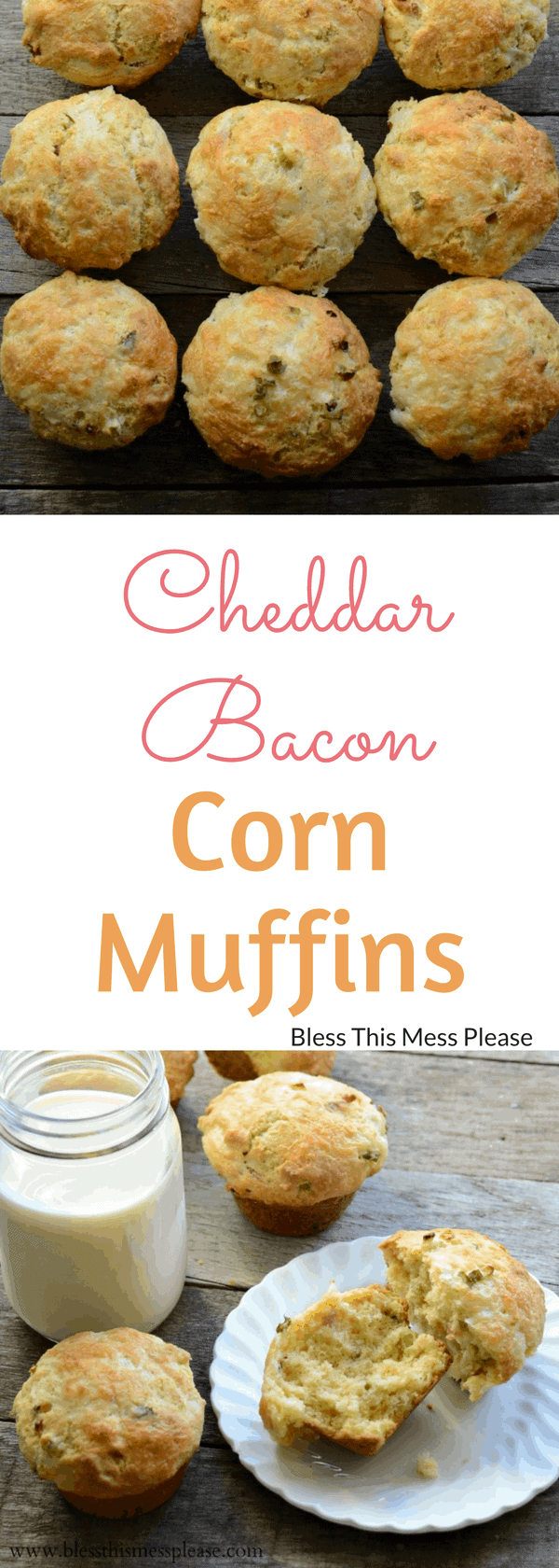 Cheddar Bacon Corn Muffins