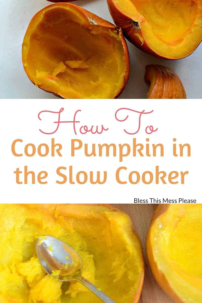 Ever wonder how to cook a pumpkin? Best easiest way is to toss it in the slow cooker and this post will explain all the details!