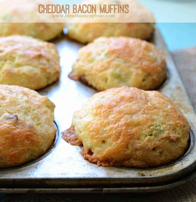 Cheddar Bacon Corn Muffins Recipe