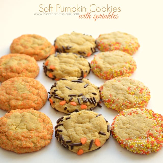 soft pumpkin cookies