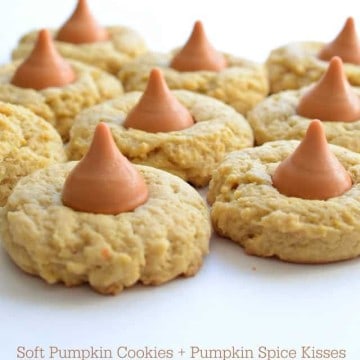 Soft Pumpkin Cookies + Pumpkin Spice Kisses