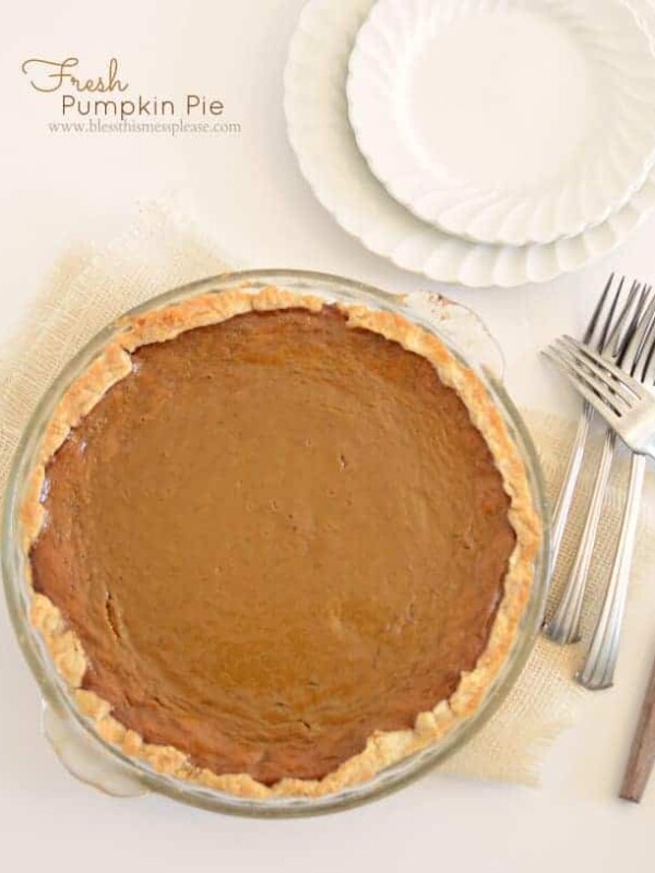 Image of a pumpkin pie