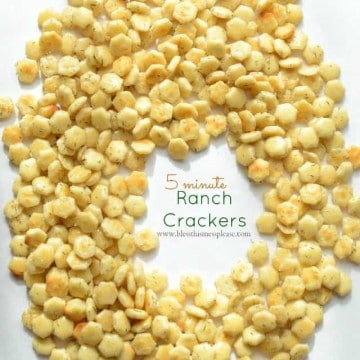 5 Minute Ranch Crackers Recipe