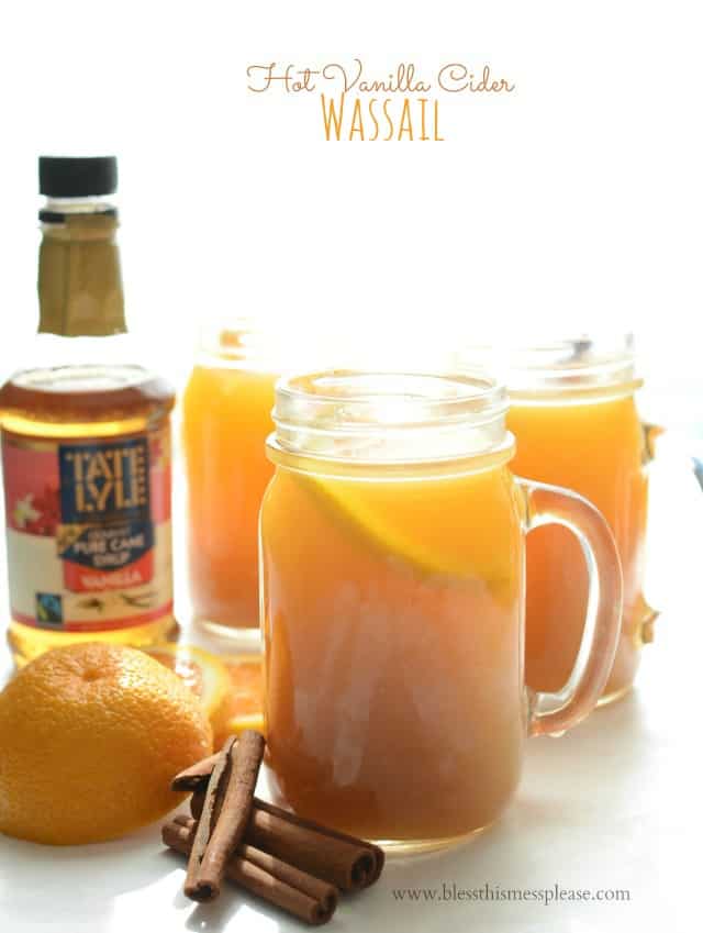 Vanilla Cider Wassail recipe the whole family will love