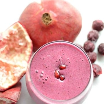 Sour Cherry and Pomegranate Detox Smoothie