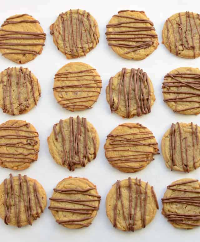 Toffee Butter Cookies with Chololate - English Toffee in cookie form!!