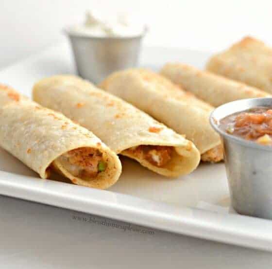 Leftover Turkey Taquitos — Tasty & Easy Shredded Meat Taquito Recipe