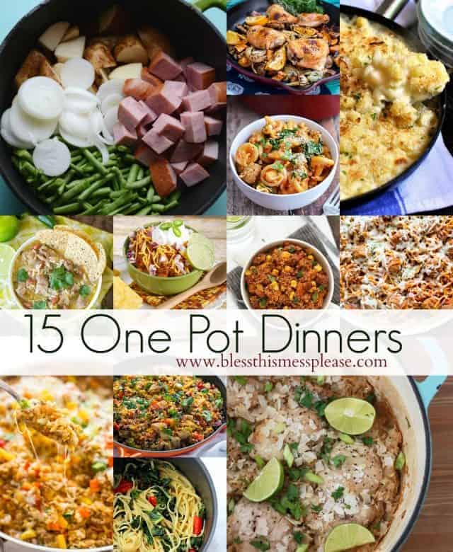 15 simple one pot dinner ideas bless this mess
