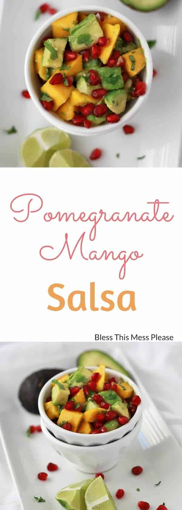 Pomegranate Mango Salsa