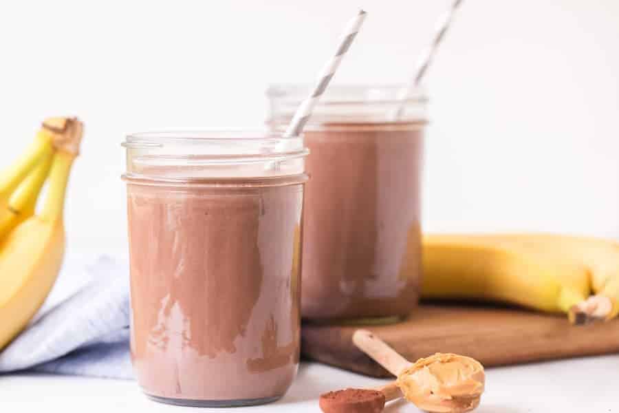 Chocolate Banana Smoothie - A Beautiful Mess