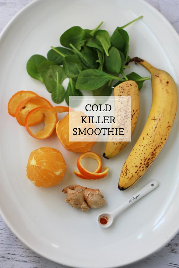 Cold Killer Smoothie to fight the sniffles