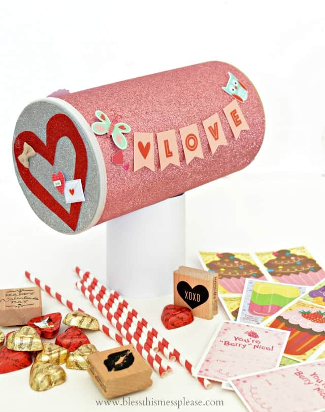 Valentine's Mailbox for the Whole Family fill it with love notes and little gifts for each other all month long!